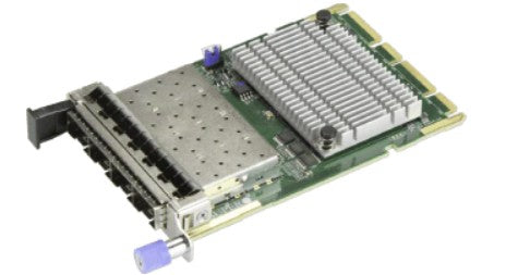 SUPERMICRO OCP 3.0 AIOM NIC, 4x 10GbE SFP+, PCIe 3.0 x8, based on Intel XL710-BM1