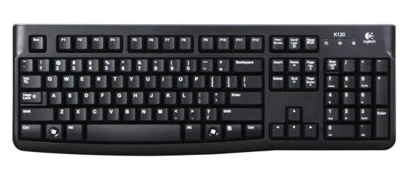 Logitech K120 Keyboard – Pan Nordic (Brown Box)