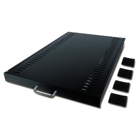 Sliding Shelf - Black - 45.5 kg - 1U - EIA-310-D - 445 mm - 721 mm