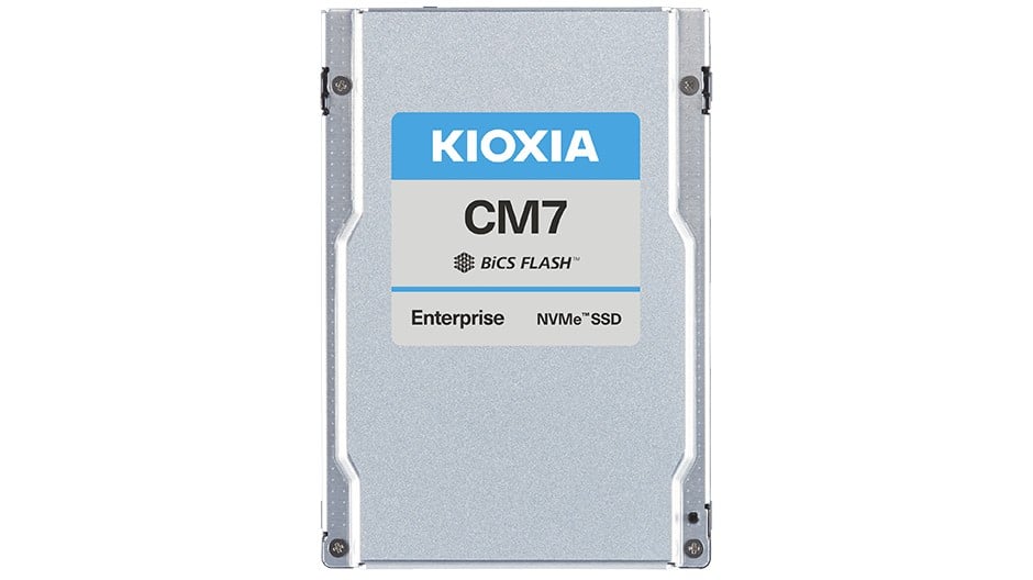 Kioxia SSD CM7-R 1.92TB U.3 (15mm) NVMe Gen5 SIE Read Intensive DWPD 1 | KCMYXRUG1T92