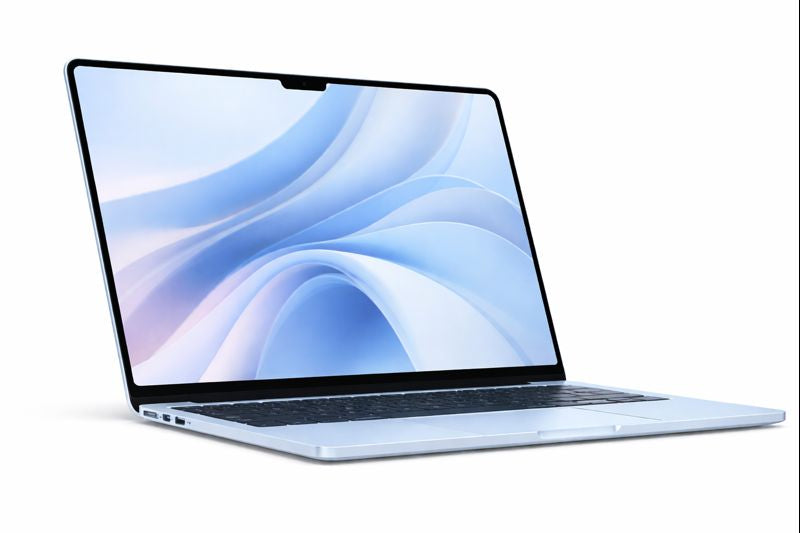 15-inch MacBook Air: Apple M4 chip with 10-core CPU and 10-core GPU, 24GB, 512GB SSD - Sky Blue