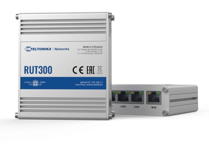 Teltonika RUT300 Industrial Ethernet Router