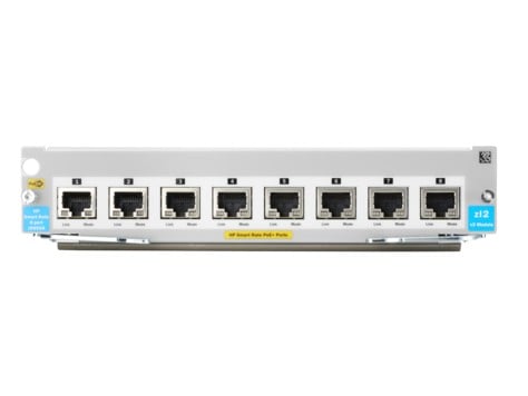 Aruba 8-port 1/2.5/5/XGT PoE+ v3 zl2 Module