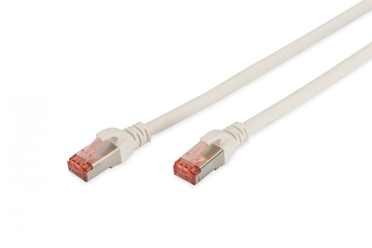 CAT 6 S-FTP patch cord, Cu, LSZH AWG 27/7, length 10 m, color white