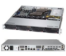 Supermicro CSE-813MFTQC-505CB computer case Rack Black 500 W