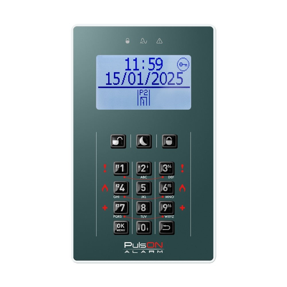 BCS PULSON FRONT LCD/C ANT Anthracite front for LCD/C keypad