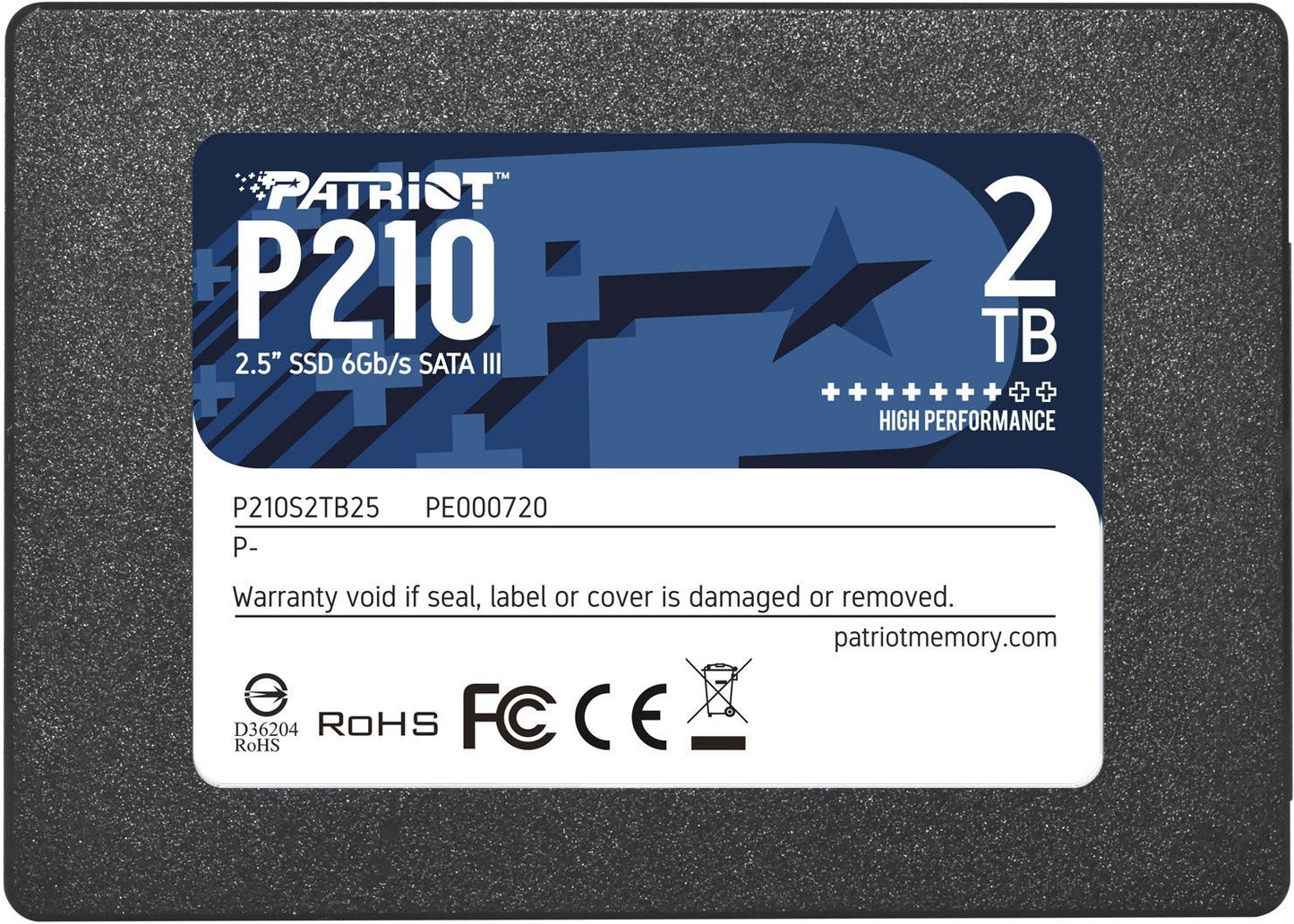 Patriot Memory P210 2 TB 2.5" Serial ATA III