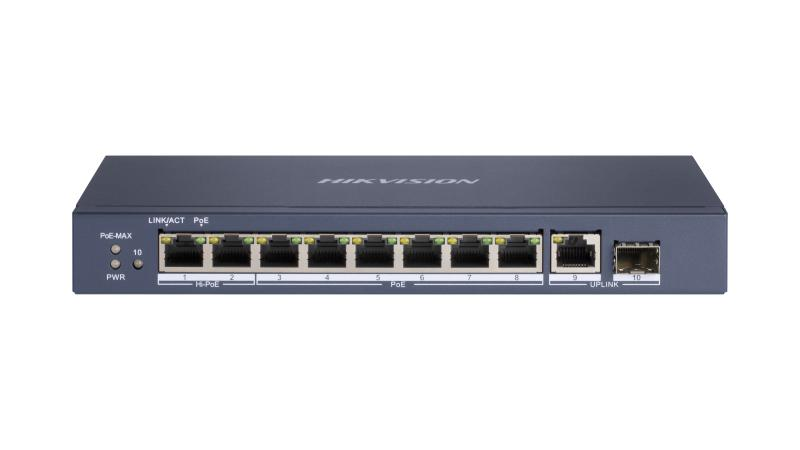 Hikvision DS-3E0510HP-E 8 Port Gigabit Unmanaged POE Switch