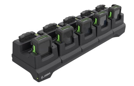 Zebra EVM CRD-WS5X-5SECV-01 Ethernet Charge Cradle for 5 Converged Devices & Batteries
