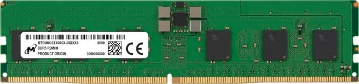 Micron RDIMM DDR5 16GB 1Rx8 5600MHz PC5-44800 ECC REGISTERED | MTC10F1084S1RC56BD1R