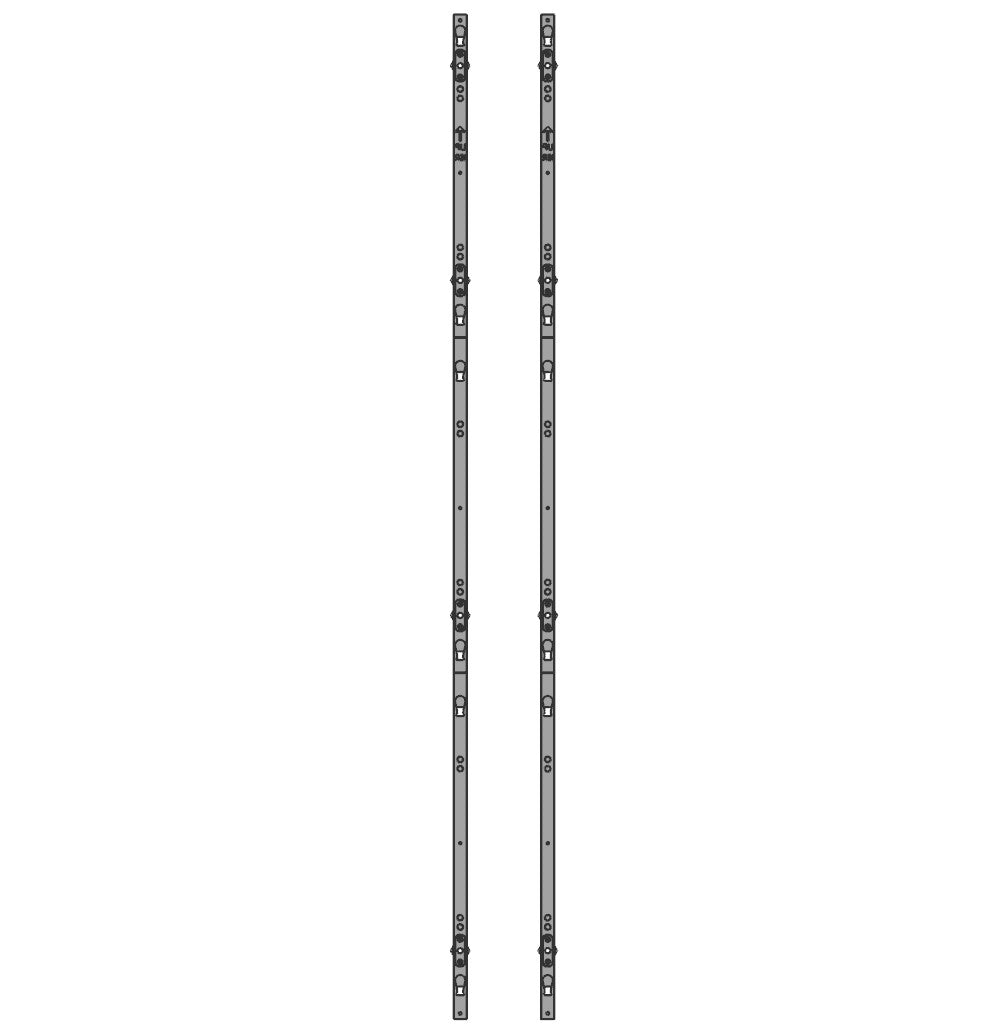 SAMSUNG Smart LED Signage IER /IFR Series Frame Kit for 1x3 for Curved installation