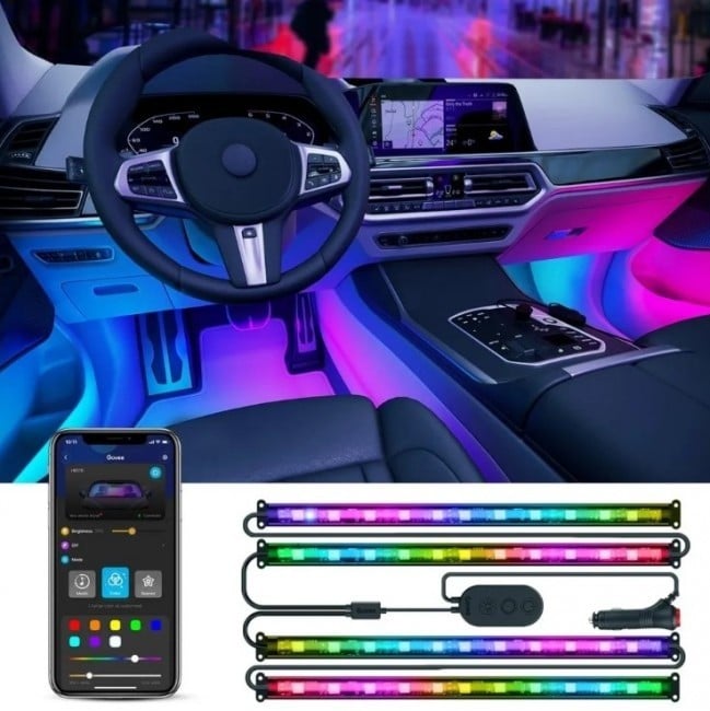 Govee H7090 | Car interior illumination | RGBIC