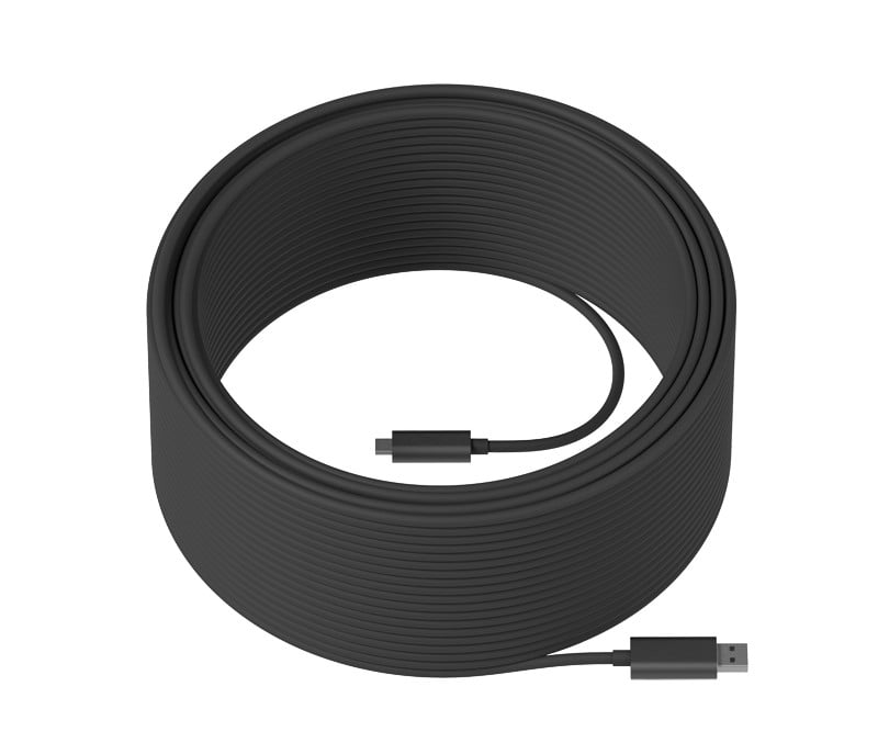 Logitech STRONG USB 3.1 CABLE - GRAPHITE - USB WW-9004 - 45M AOC CABLE