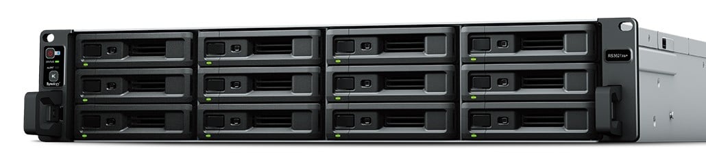 Synology RackStation RS3621XS+ NAS/storage server Rack (2U) Ethernet LAN Black D-1541 (RS3621XS+)