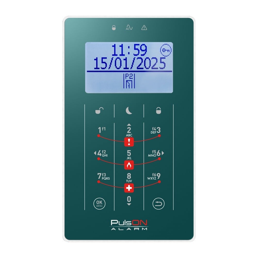 BCS PULSON FRONT LCD/S ANT Anthracite front for LCD/S keypad