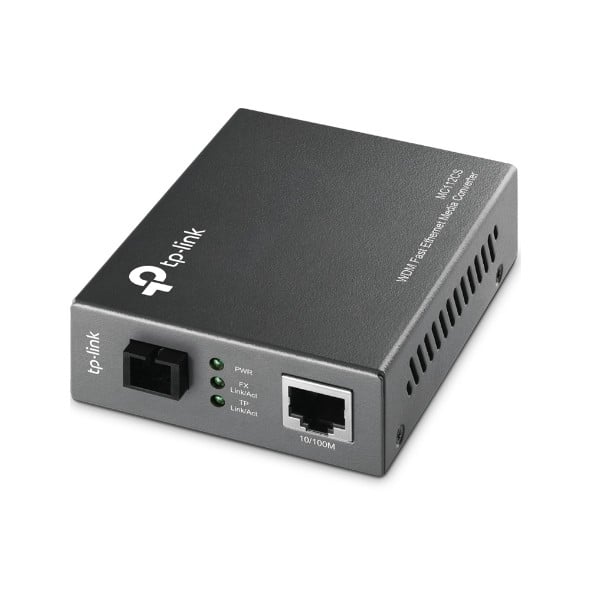 TP-Link MC112CS 10/100 Mbps RJ45 to 100 Mbps Single-mode SC WDM Bi-Directional Fiber Converter