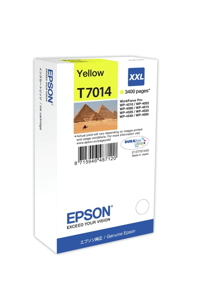 EPSON Ink Cartridge XXL Yellow 3.4k