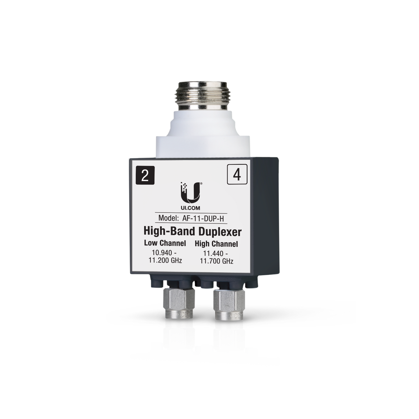 Ubiquiti Networks AF-11-DUP-H fibre optic adapter 1 pc(s) Black, Silver, White