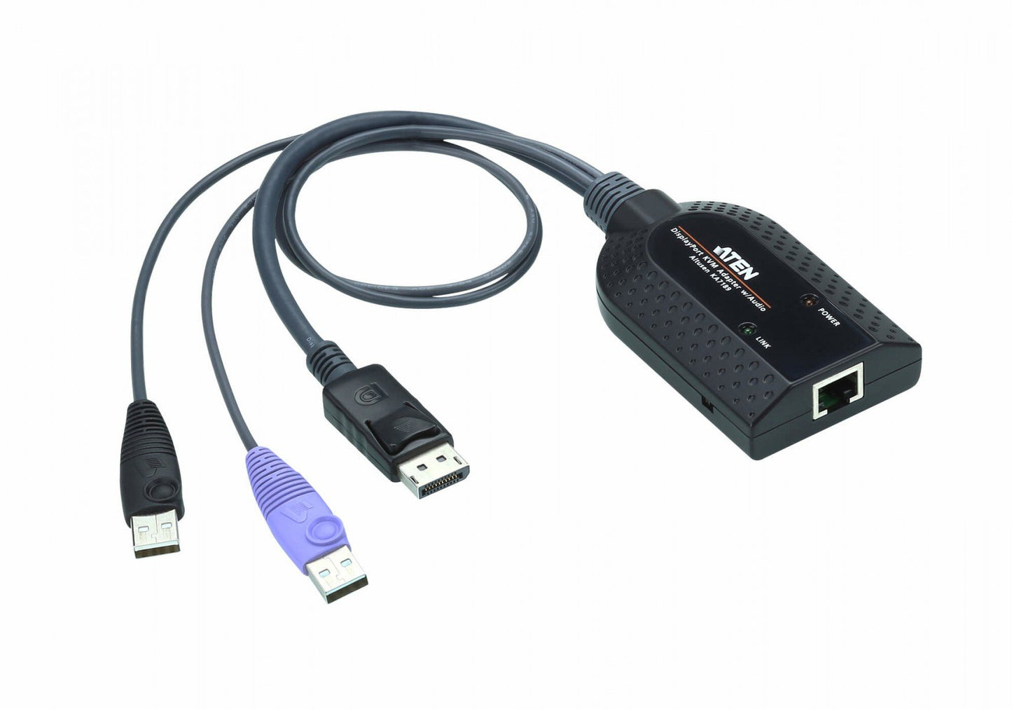 ATEN USB DisplayPort Virtual Media KVM Adapter Cable