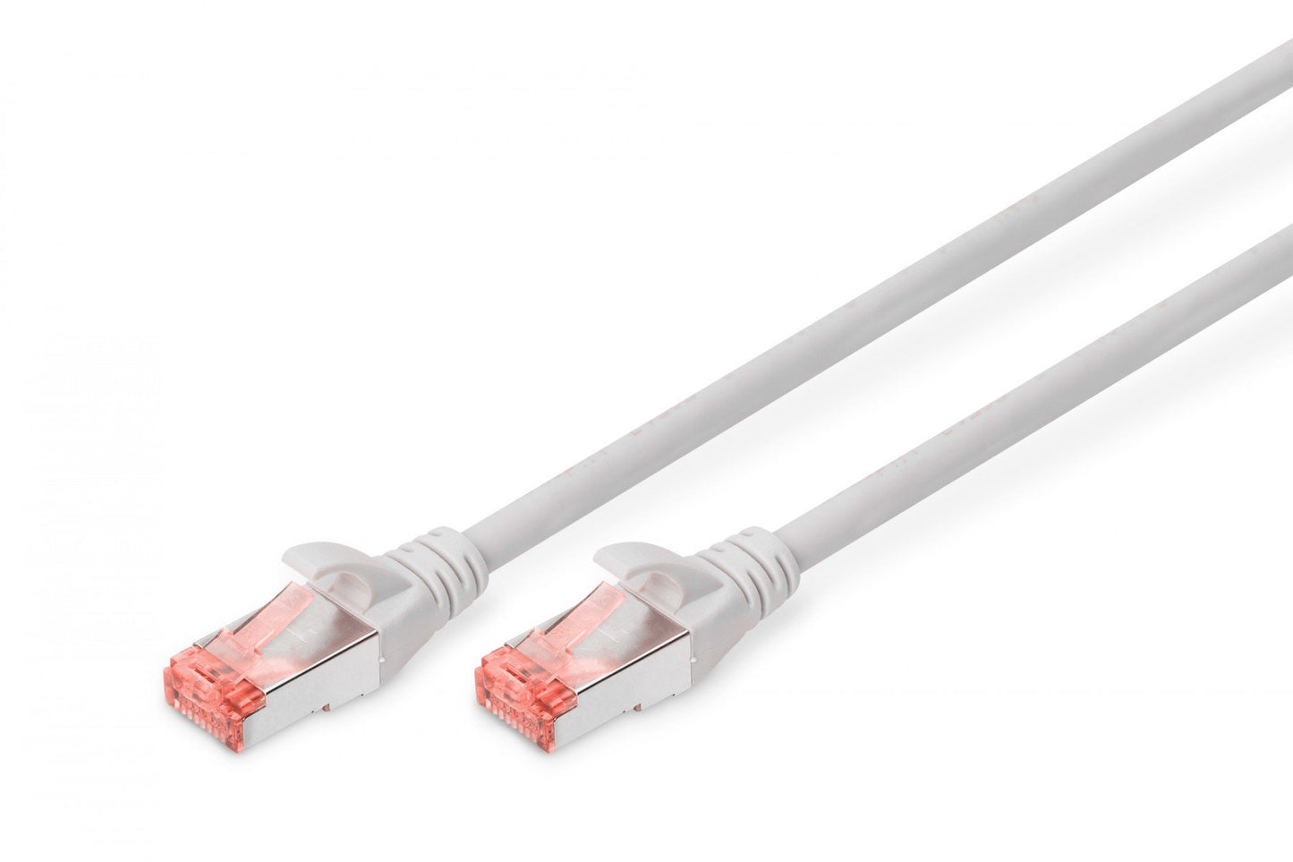 CAT 6 S-FTP patch cord, Cu, LSZH AWG 27/7, length 0.25 m, color grey