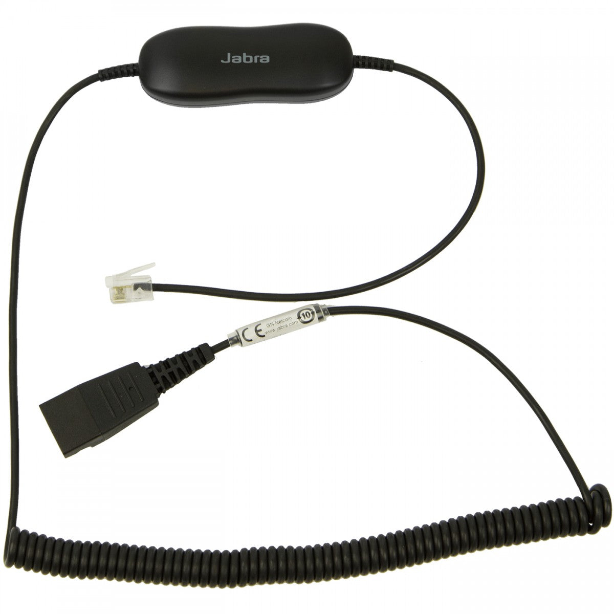 Smart Cord, QD to RJ9, coiled, with 8-position switch configurator, for Avaya one-X Telephone system ( for 96XX Series)