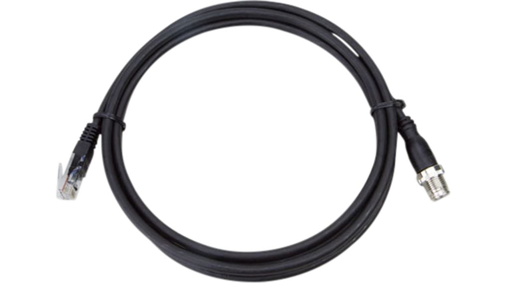 Planet CB-M12X8MRJ-200 8-Pin X-Coded M12 male to RJ45 Ethernet Cable, 2 meters