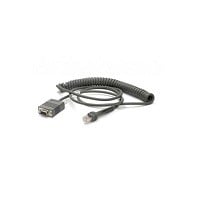 Zebra CBA-RF2-C09ZAR serial cable Black 110.2" (2.8 m) RS232 DB9