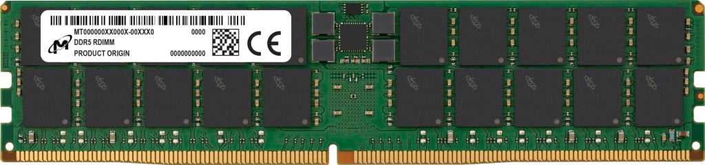 MICRON MTC40F2046S1RC48BR DDR5 64GB 4800MHz ECC Registered DIMM
