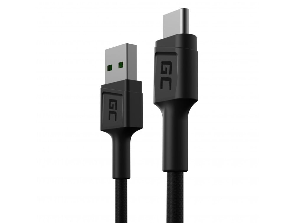 Green Cell Cable GC PowerStream USB-A - USB-C 30cm quick charge Ultra Charge, QC 3.0
