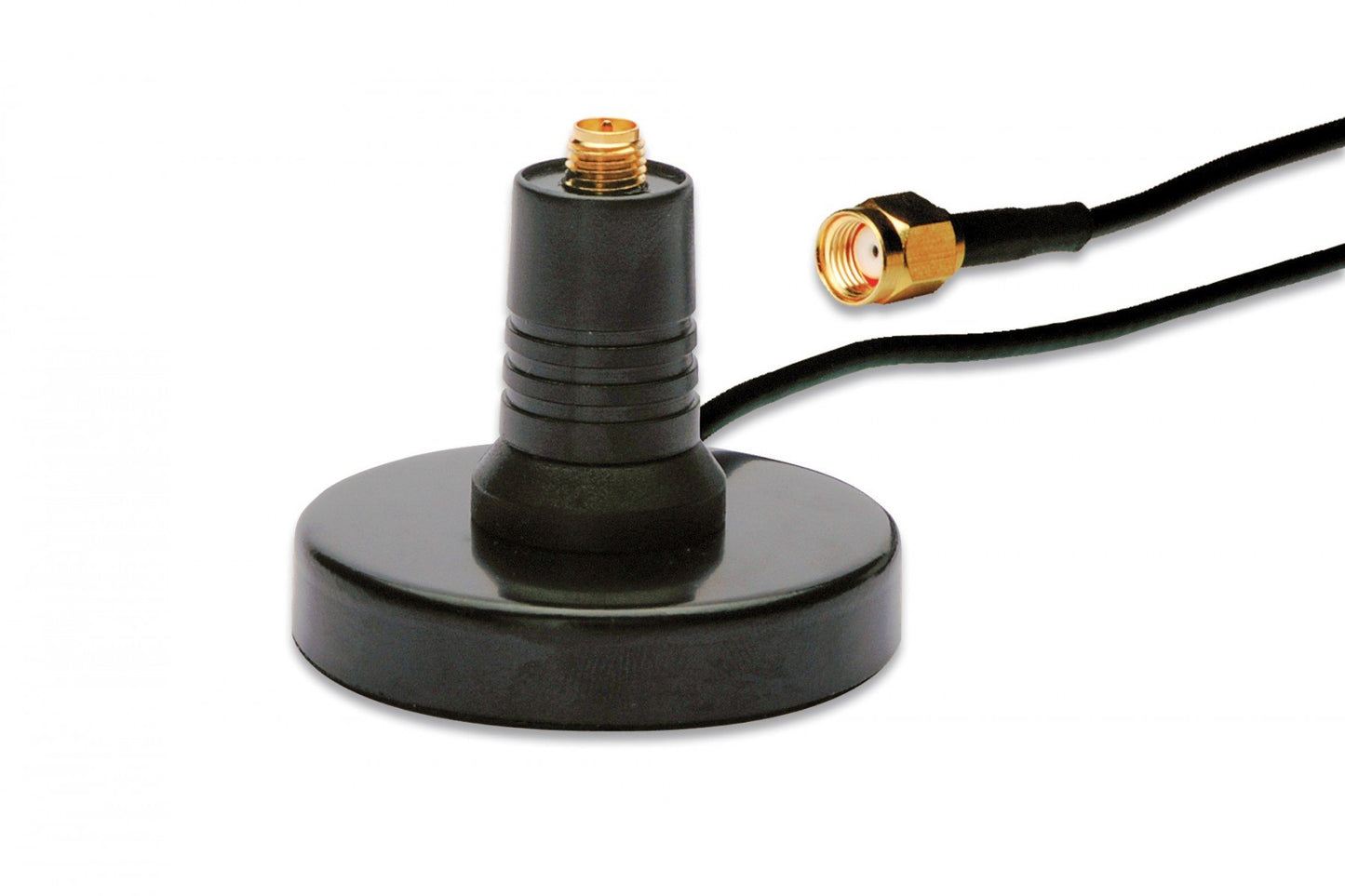 Wireless LAN antenna base, magnet mount RP-SMA connector, 1.5m low loss cable