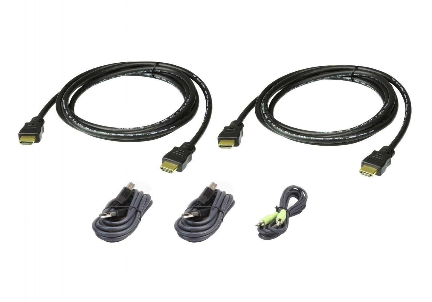 Verbindungskabel Secure HDMI, Dual, 1,8m, USB, Audio