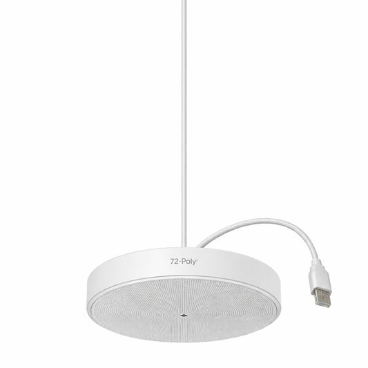 HP Poly IP Ceiling Microphone Array with White Drop Cable (72-inch) – 9Y040AA