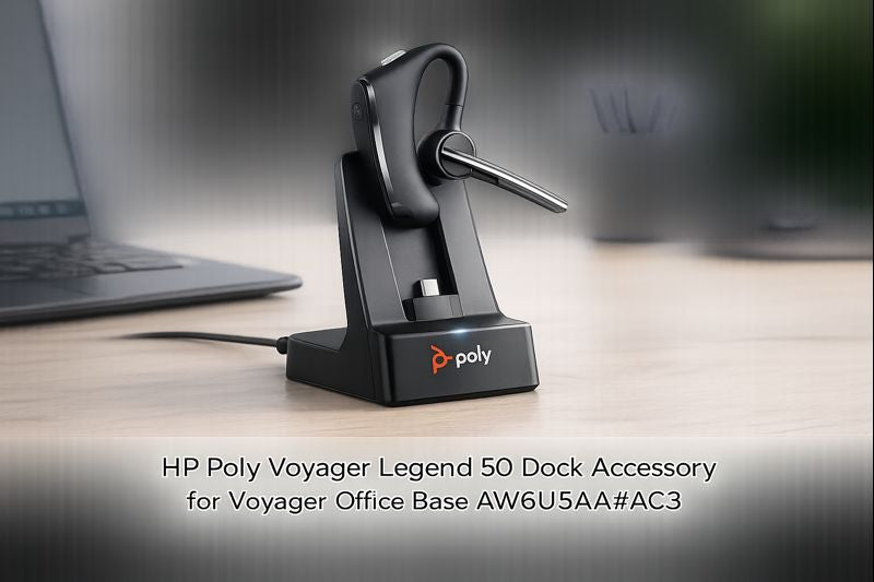 HP Poly Voyager Legend 50 Dock Accessory for Voyager Office Base - AW6U5AA#AC3