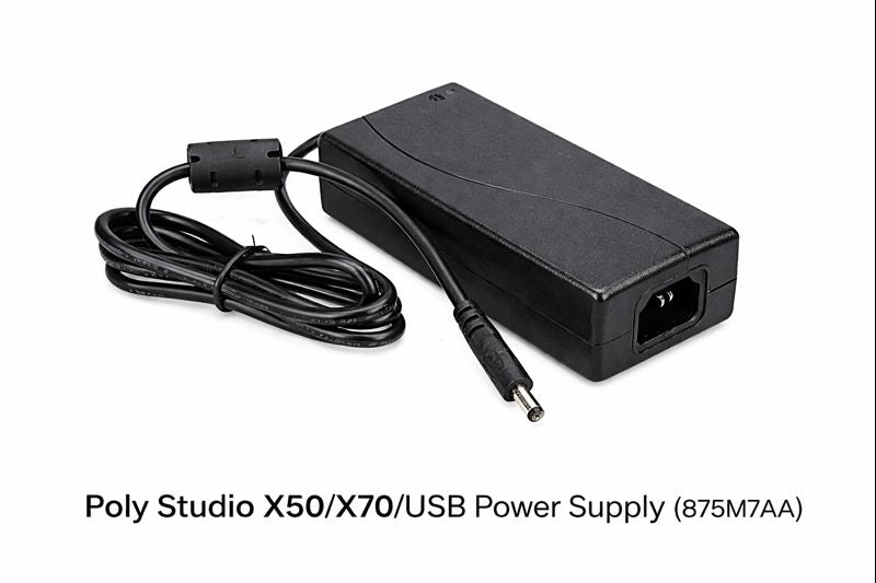 Poly Studio X50/X70/USB Power Supply – Without Power Cord (875M7AA)