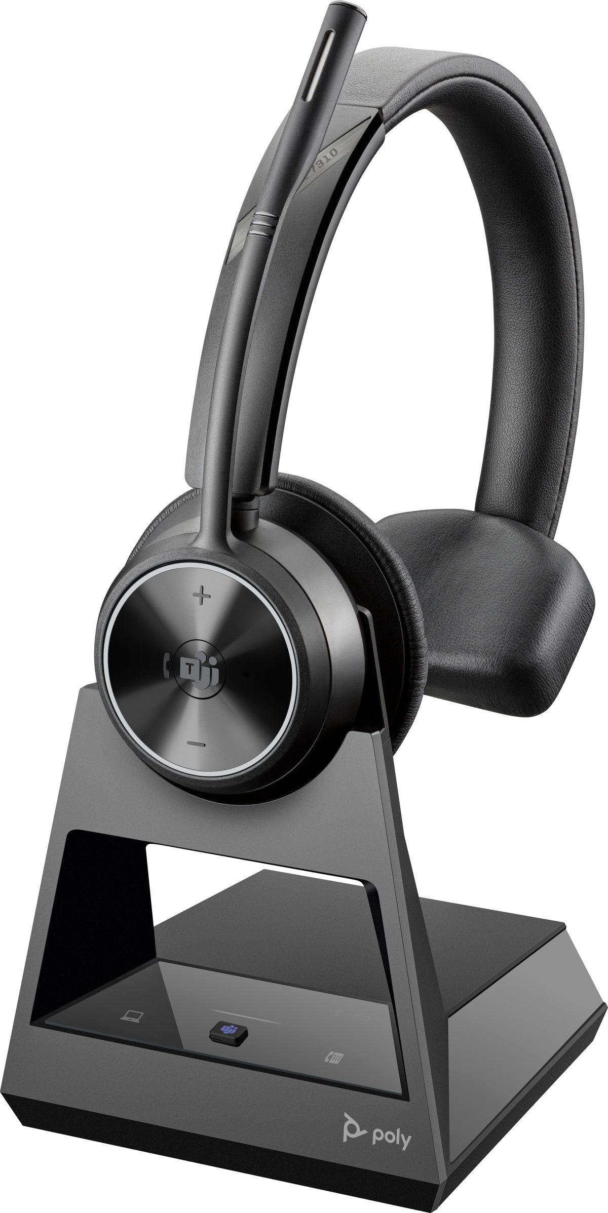 HP Inc. Poly Savi 7310-M Office DECT 1880-1900 MHz Single Ear Headset EMEA - INTL English Loc Euro plug