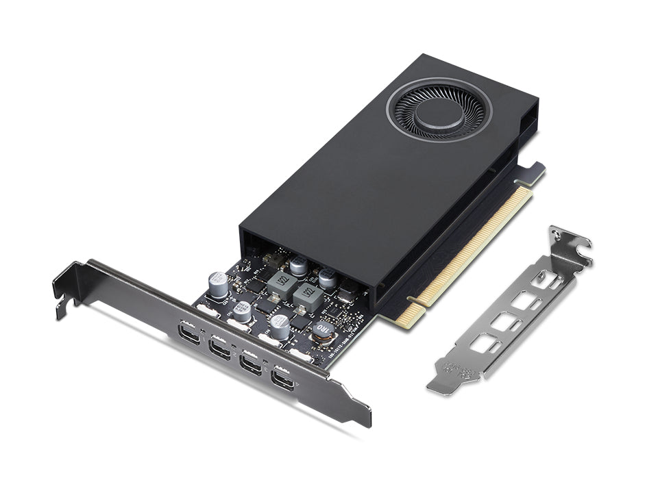 Lenovo NVIDIA RTX A1000 8GB mini-DP*4 GDDR6 Graphics Card