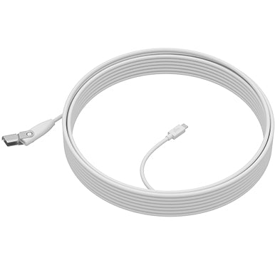 Logitech RALLY MIC POD EXTENSION CABLE/OFF-WHITE WW 10M EXTENSION CABLE