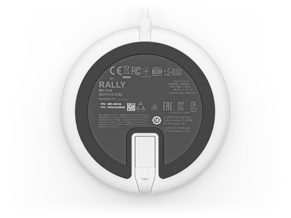 Logitech RALLYMIC POD ACCS OFF-WHITE/RALLY ULTRA-HD CONFERENCECAM