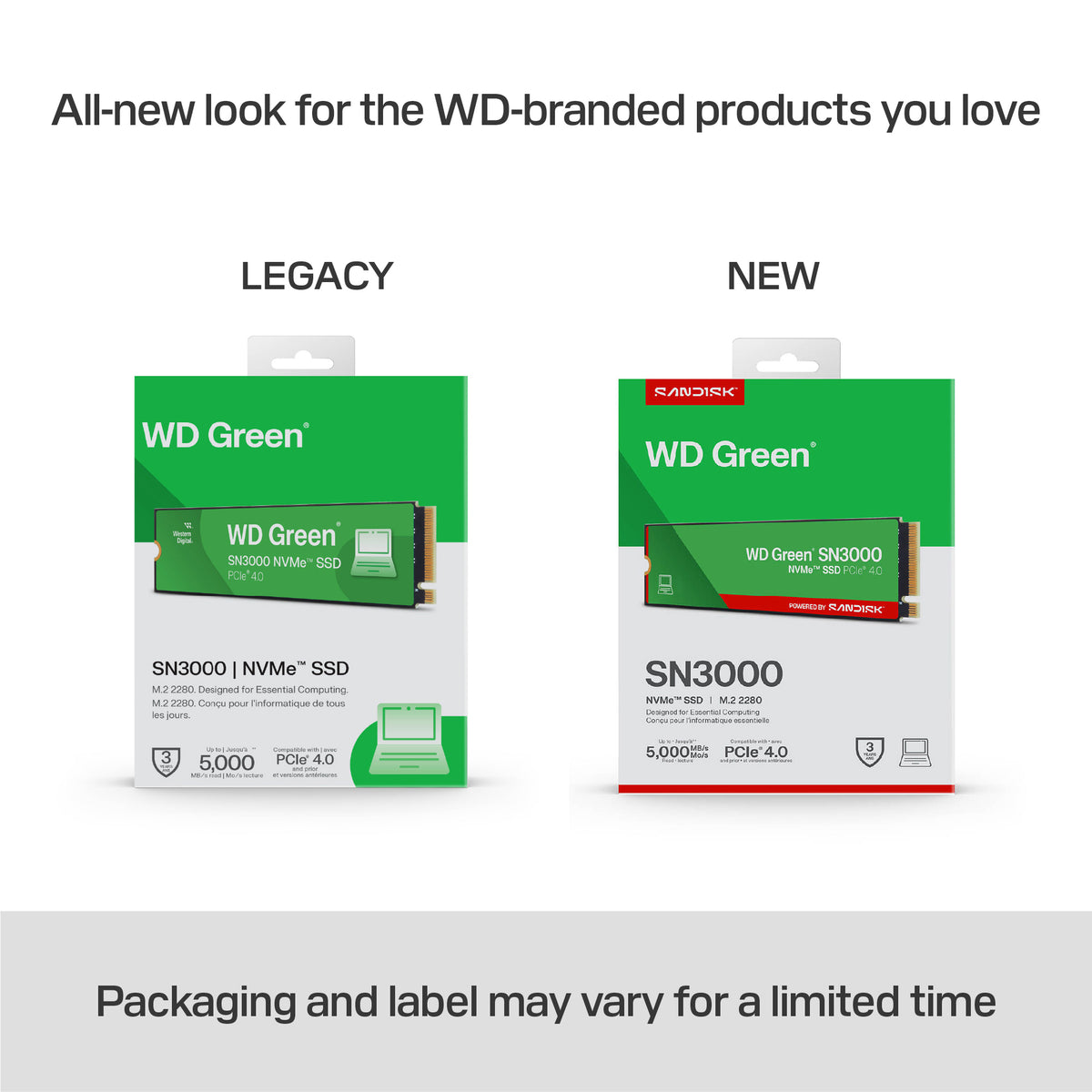 Western Digital WD GREEN SN3000 2TB SSD/M.2 2280