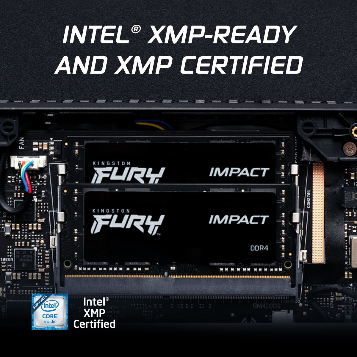 Kingston 32GB DDR4-3200MHZ CL20 SODIMM/(KIT OF 2) FURY IMPACT
