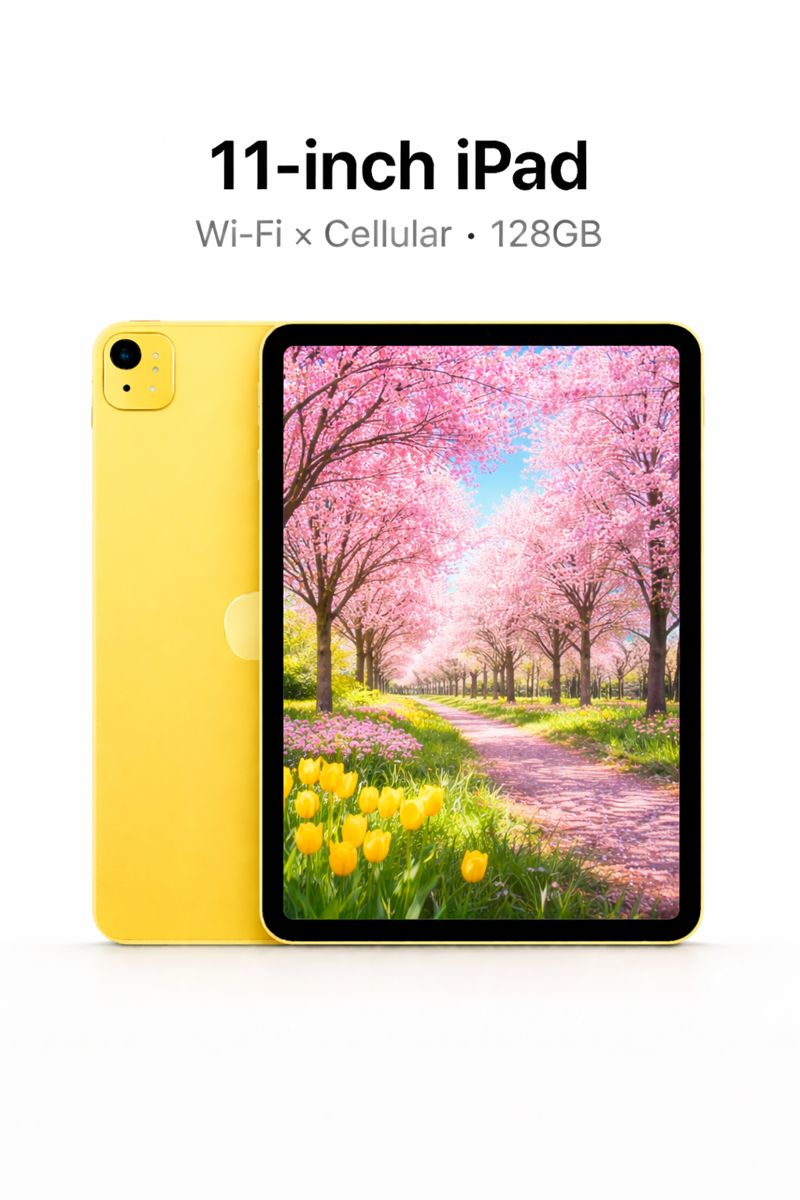 11-inch iPad Wi-Fi + Cellular 128GB - Yellow