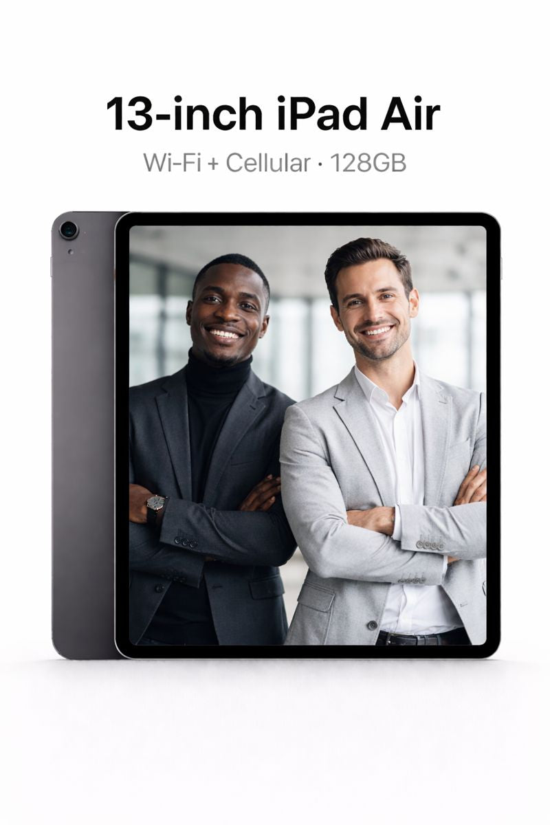 13-inch iPad Air Wi-Fi + Cellular 128GB - Space Grey