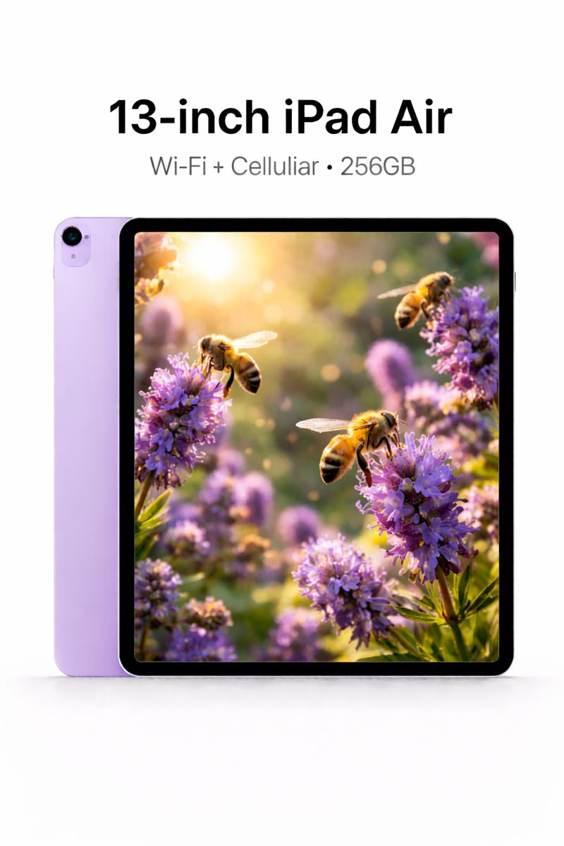 13-inch iPad Air Wi-Fi + Cellular 256GB - Purple