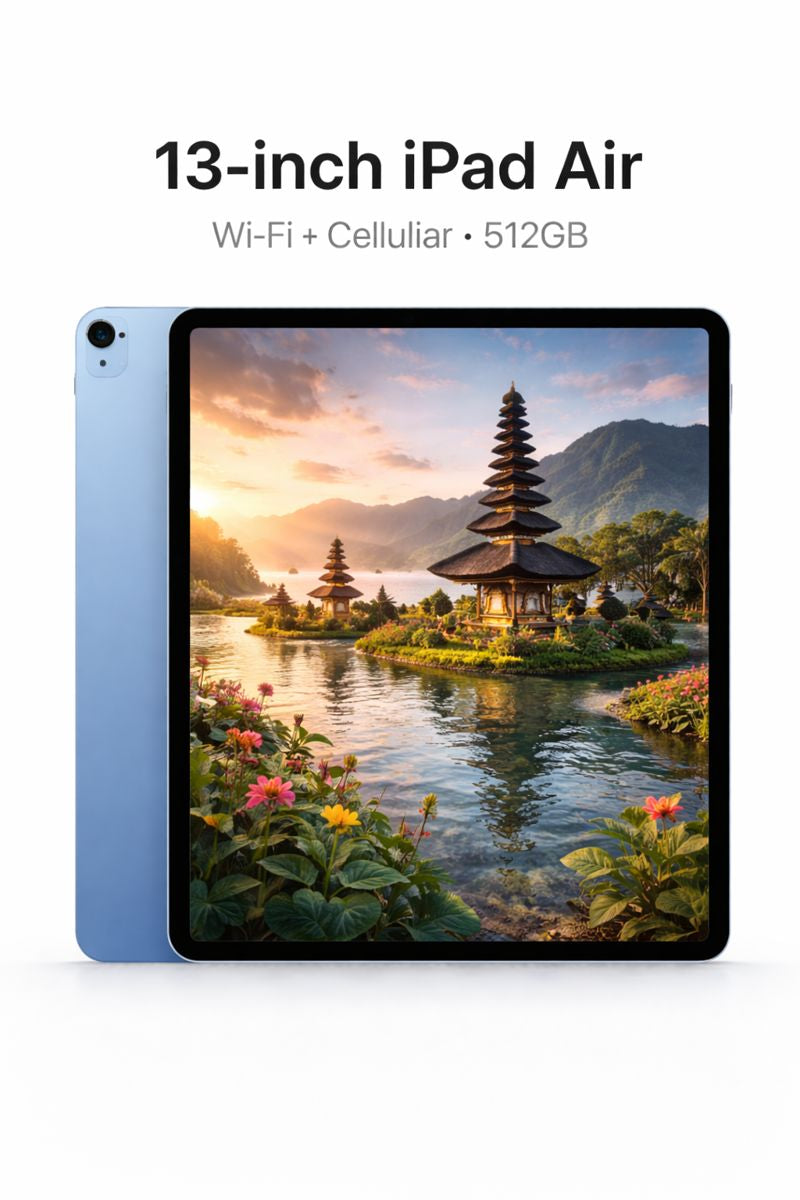 13-inch iPad Air Wi-Fi + Cellular 512GB - Blue