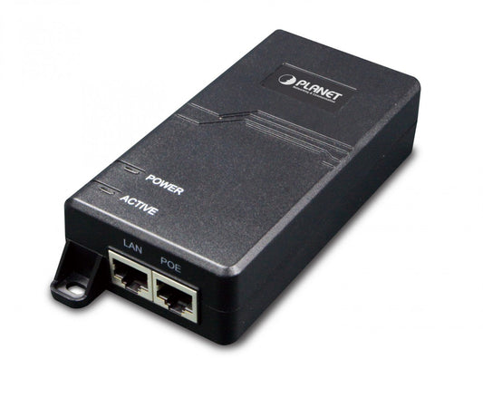 Planet POE-173 Single Port 10/100/1000Mbps Ultra POE Injector (60 Watts) - w/internal power