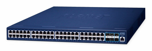 Planet GS-6311-48T6X Layer 3 48-Port 10/100/1000T + 6-Port 10G SFP+ Managed Ethernet Switch (hardware-based Layer 3 RIPv1/v2, OSPFv2 dynamic routing, supports E