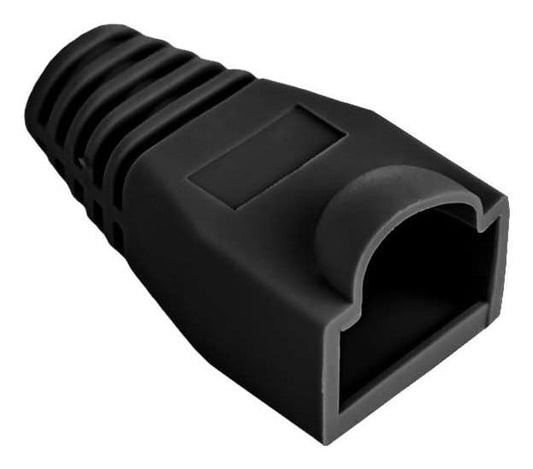 Kink Protection Sleeves, for RJ45 Modular plugs color black, 100 pieces