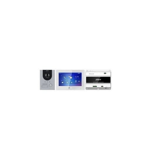 Dahua KTD01(F) 2-Wire Video Doorphone Kit, 2MP Camera, 7" Touchscreen, IP65, DMSS Mobile Support