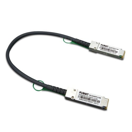 Planet CB-DAQSFP-0.5M 40G QSFP+ Direct Attach Copper Cable for XGS3-24242(v2) hardware stacking port - 0.5 Meters