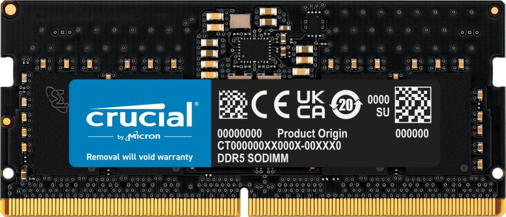 Crucial CT8G56C46S5T memory module 8 GB 1 x 8 GB DDR5 ECC